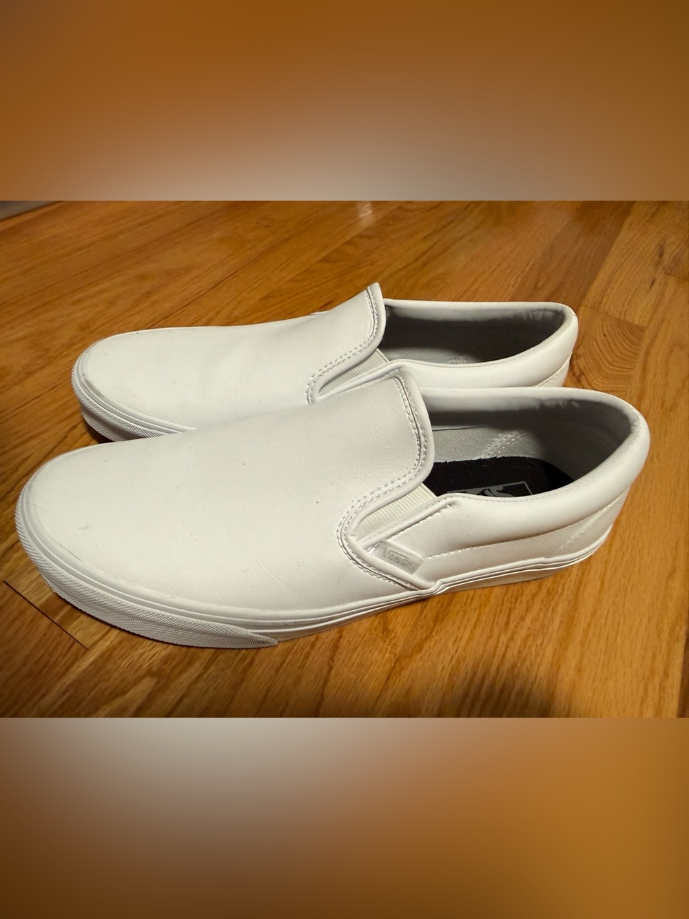 Women’s Vans – White – Size 11 – Brand New/Never Worn